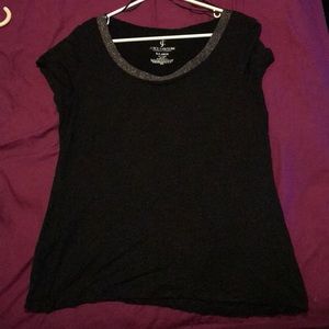 Juicy couture sparkly black top